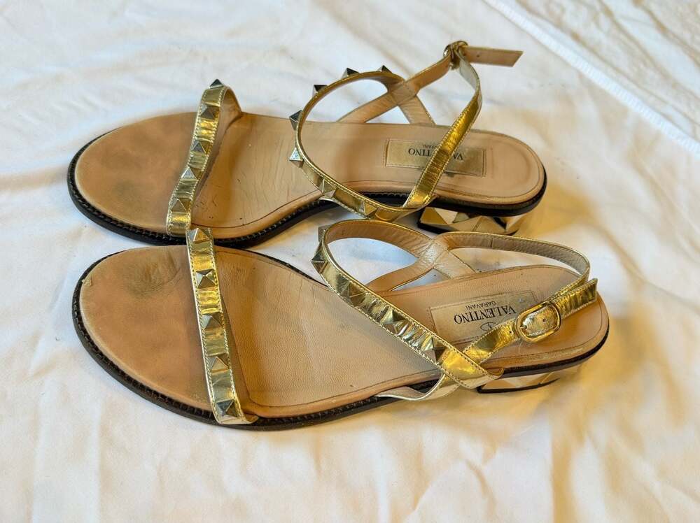 valentino rockstud sandals